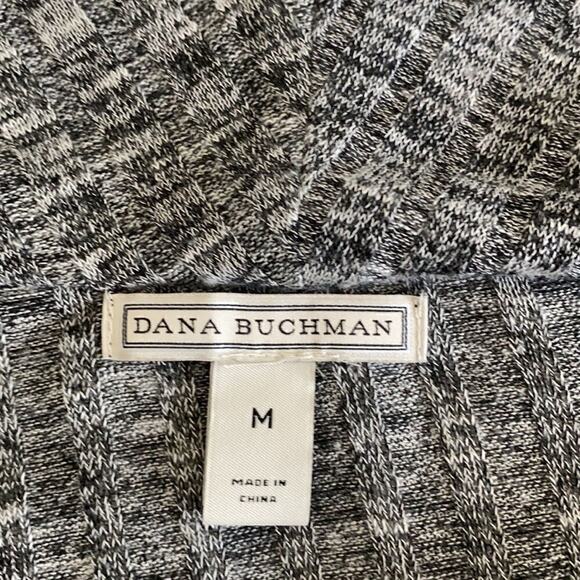 Dana Buchman Woman’s Gray One Button Sweater Duster Cape M - Picture 11 of 12